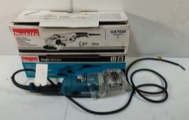 3x Makita GA7020 - 110V 7