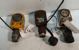 3x Enerpac RSM-100 - 10t Single Acting Flat-Jack Cylinders 43mm-54mm