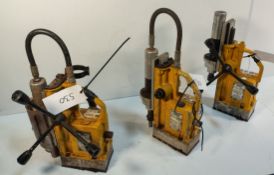 3x Unibor Airbor 2 - Magnetic Based Drills