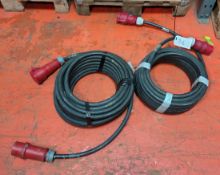 2x SES Industrial - 415V 3Phase Extension Cables