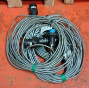 3x SES SY/CEAG - 240V 16A 25m Ex. Extension Cables