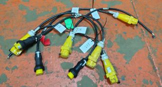 5x SES CEAG/STAHL - 110V 16A CEAG - STAHL Cross Overs - two missing plugs