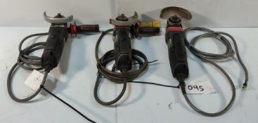 3x METABO WEPBA 14-125 - 110V 5