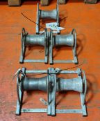 5x HSP125 - Heavy Duty Cable Rollers