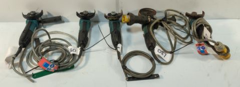 5x MAKITA GA4034 - 110V 4