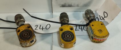 3x Enerpac RSM-50 - 5t Single Acting Flat-Jack Cylinders 32mm-38mm