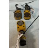 3x Enerpac RSM-100 10t Single Acting Flat-Jack Cylinders 43mm-54mm