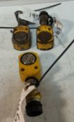 3x Enerpac RSM-100 10t Single Acting Flat-Jack Cylinders 43mm-54mm