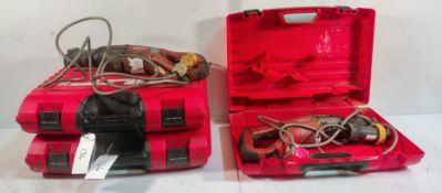 4x Hilti WSR 1400PE 110V Reciprocating Saws