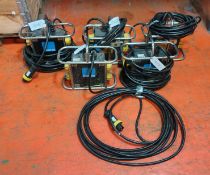 5x SA EQUIP PNSB110/15-4EX/STA 110V 4 WAY EX. Splitter Units (STAHL)