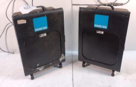 2x Bristol Babcock 50012-44A - 400 bar, -10 to 40 °C, Dual Chart Recorders