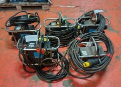 5x SA EQUIP PNSB110/15-4EX/CEA 110V 4 WAY EX. Splitter Units (CEAG)