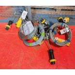 5x SES Syflex/Stahl 110V 16A Stahl EX. Extension Cables