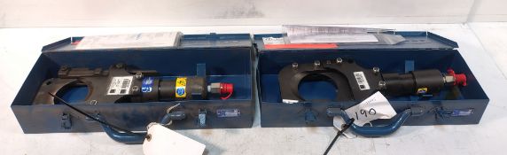 2x Cembre TC 085 Hydraulic Cable Cutters