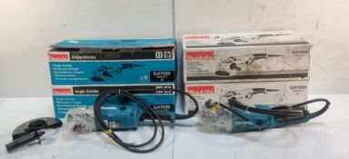 4x Makita GA7020 110V 7