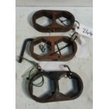 3x HTL NF-21516318 No Flog 2.15/16" to 3.1/8" Hands Free Backing Spanners