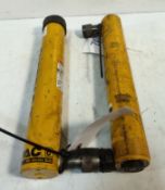 2x Enerpac RC-1012 10t Single Acting Cylinders 400mm-704mm