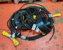 5x SES HOFR/STAHL 110V 16A STAHL EX. Extension Cables