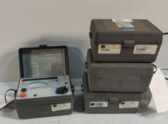 4x Kewtech KT31 - 1000V Insulation & Continuity Testers