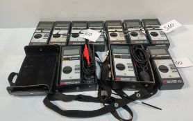 10x Megger LT7 - Digital Loop/PSCC Testers