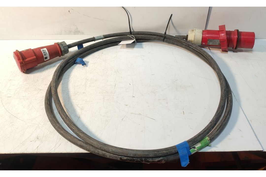 SES HOFR/Industrial 415V 63A Extension Cable & 2x SES HOFR/Industrial 415V 32A Extension Cables - Image 2 of 7