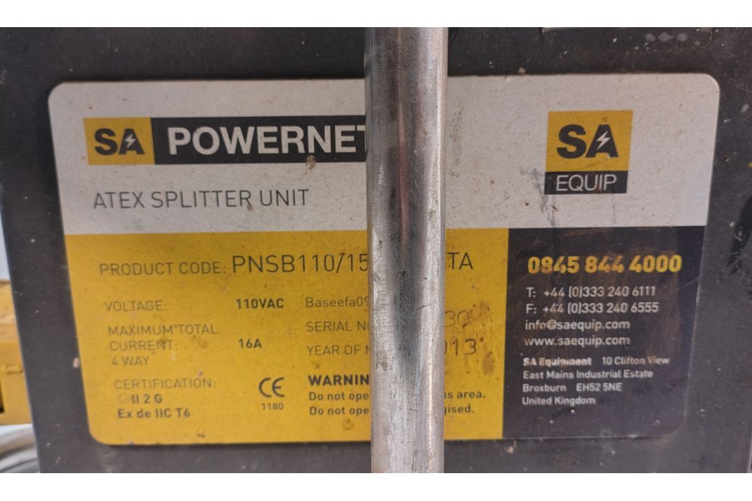5x SA EQUIP PNSB110/15-4EX/STA 110V 4 WAY EX. Splitter Units (STAHL) - Image 28 of 31