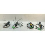 4x BOSCH GGS28C 110V Die Grinders (Short Body)