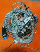3x SES SY/CEAG 240V 16A 25m & SES SY/CEE 240V 16A 25m Syflex/Ceeform Extension Cables