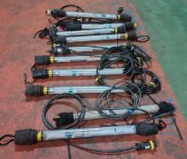 10x SA EQUIP SHE14018C110STA 110V EX. Fluorescent Emergency Work Lights