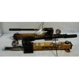2x Enerpac P-391 700bar Single Speed Lightweight Hand Pumps