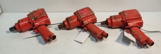 3x Chicago Pneumatics - 3/4