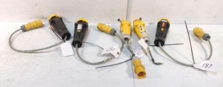 5x SES CEE/STAHL 110V 16A Ceeform/Stahl Cross Overs