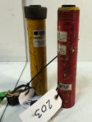 2x Enerpac RC-108 10t Single Acting Cylinders 298mm-501mm
