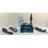 3x MAKITA GDO811C 110V Die Grinder & MAKITA DGD800 18V Die Grinders c/w 2 Batteries and Charger