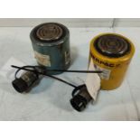 2x Enerpac RCS-302 30t Single Acting Low Height Cylinders 117mm-179mm