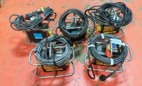 5x SA EQUIP PNSB110/15-4EX/STA 110V 4 WAY EX. Splitter Units (STAHL)