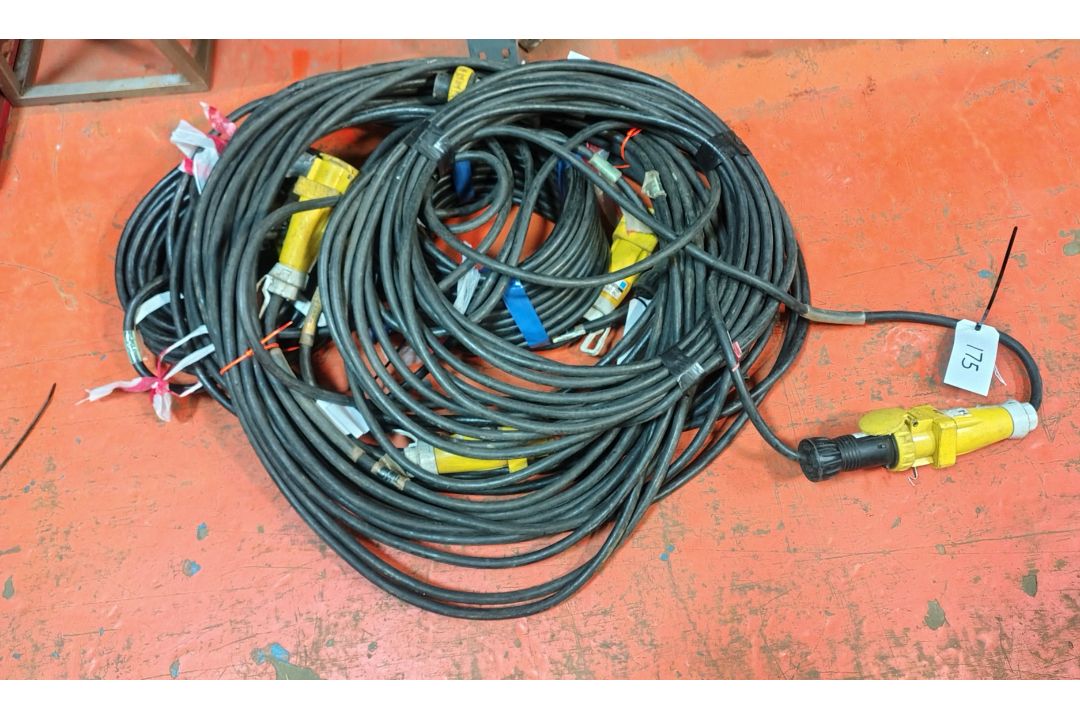 5x SES HOFR/STAHL 110V 16A STAHL EX. Extension Cables - Image 1 of 5