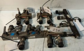 Enerpac AM-41 3 Port Manifold, 3x AM21 5 Port Manifold & A65 7 Port Manifold
