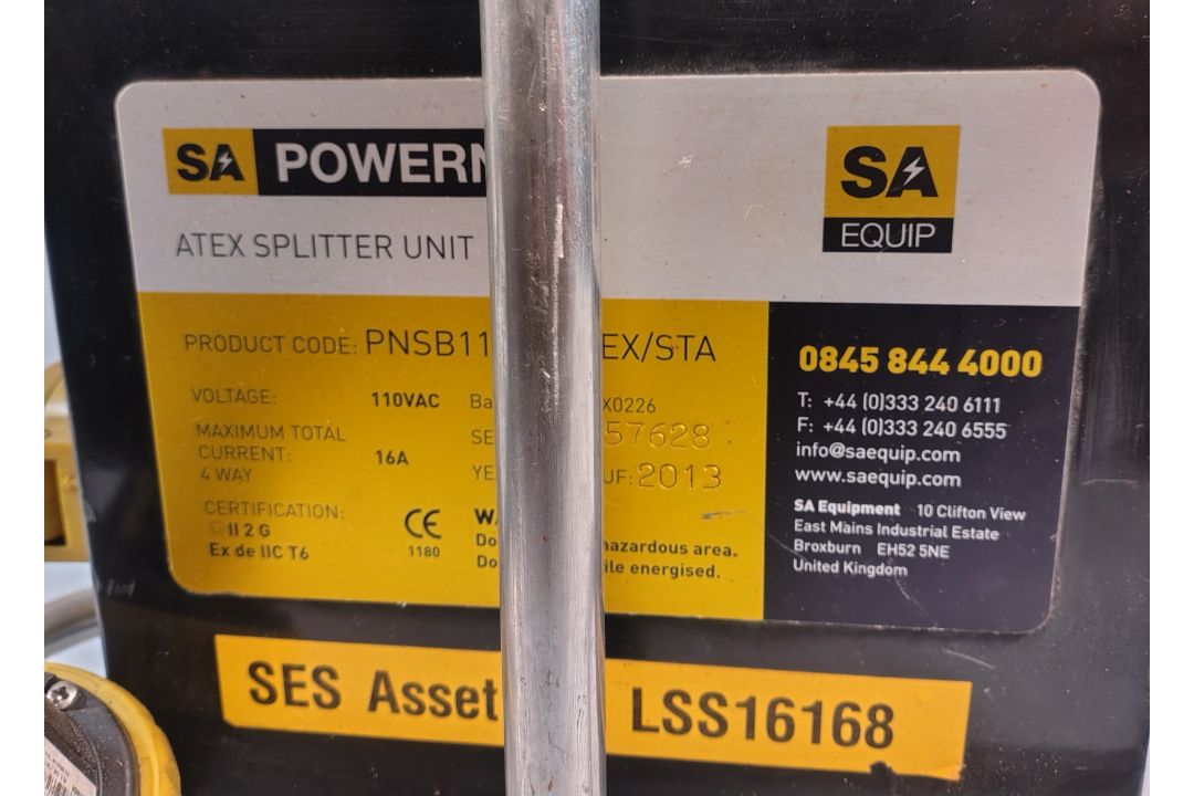5x SA EQUIP PNSB110/15-4EX/STA 110V 4 WAY EX. Splitter Units (STAHL) - Image 14 of 31