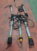 5x SA EQUIP SHE236C110STA 110V EX. Fluorescent Work Lights