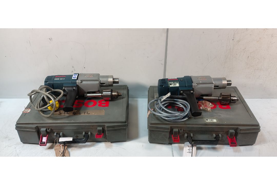 2x Bosch GBM 32-4 110V 3/4" Breast Drills - Image 1 of 9