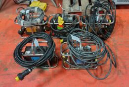 5x SA EQUIP PNSB110/15-4EX/CEA 110V 4 WAY EX. Splitter Units (CEAG)