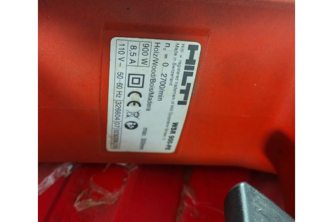 HILTI WSR 900PE 110V Reciprocating Saw - Image 6 of 6