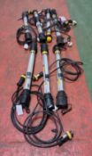7x SA EQUIP SHE236C110STA 110V EX. Fluorescent Work Lights