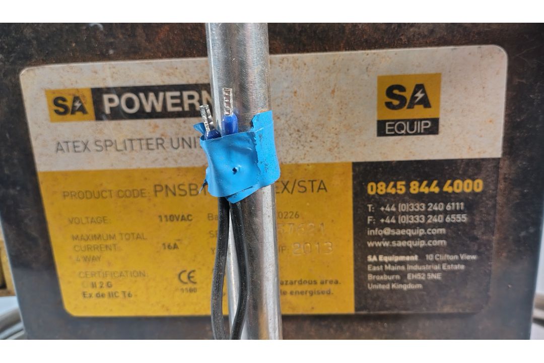 SA EQUIP PNSB110/15-4EX/STA 110V 4 WAY EX. Splitter Unit (STAHL) - Image 8 of 8