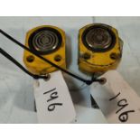 2x Enerpac RSM-200 20t Single Acting Flat-Jack Cylinders 51mm-62mm