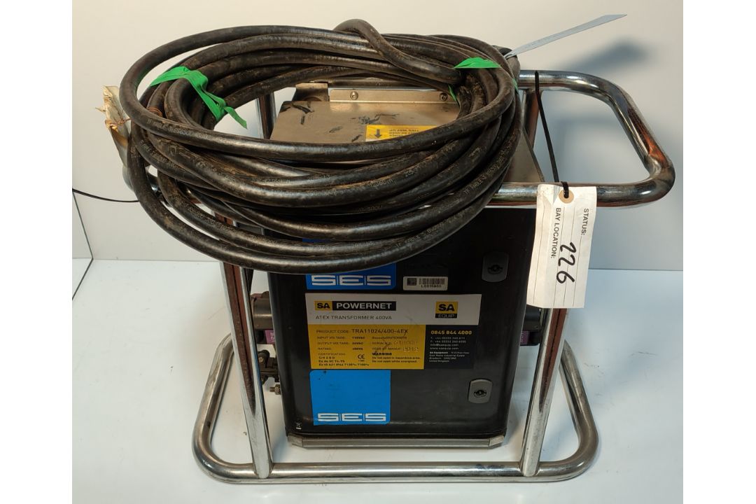 SA EQUIP TRA11024/400-4EX - 110V-24V Ex Transformer 400VA - Image 5 of 7
