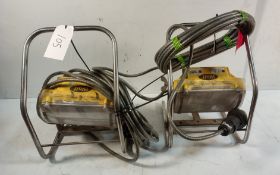 2x WOLF WF-300 110V ATEX LED Floodlights