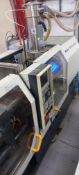 Demag Ergotech Compact 1000-310 100 tonne plastic injection moulding machine - with 6 Axia ABB robot