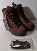 Iturri women's desert combat high liability brown boots - size 7M